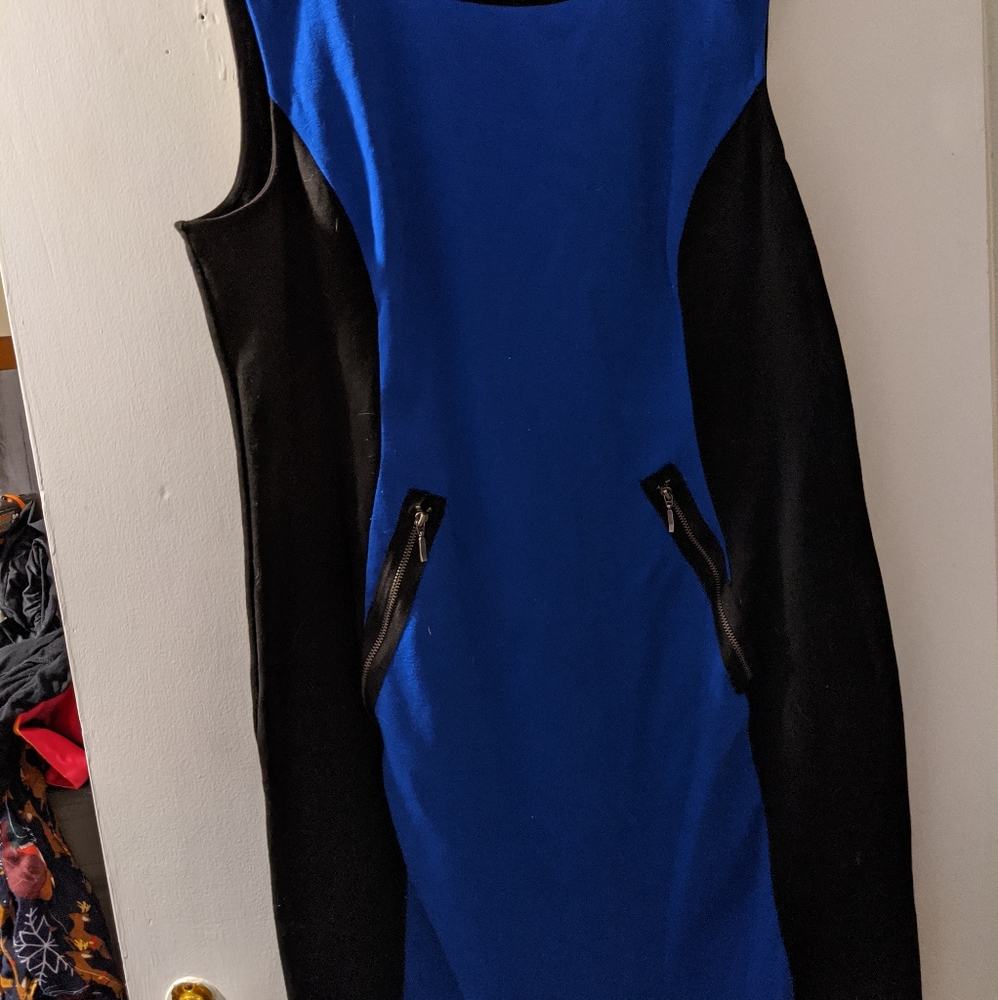 Apt 9 dress. Blue and black